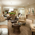 A Santa Rosa, California, serviced apartment might have a lovely waiting room.