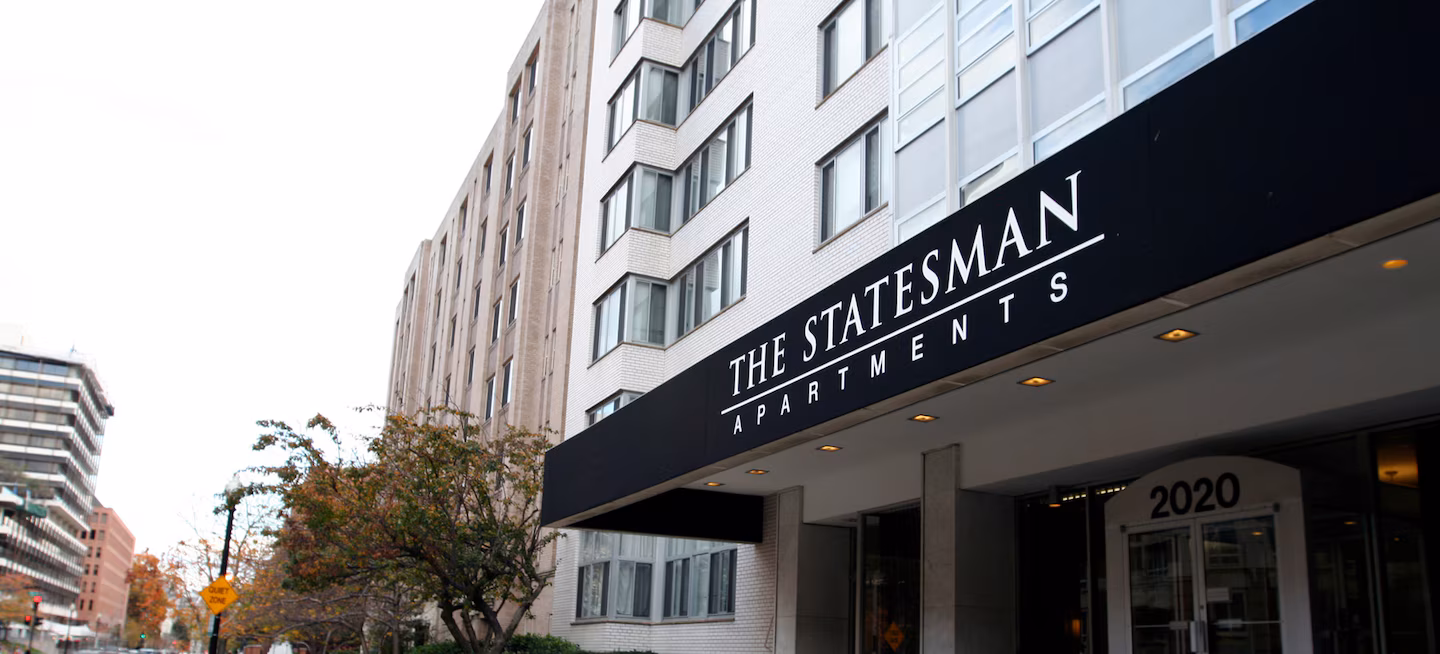 The Statesman sample image of Washington D.C. short term housing